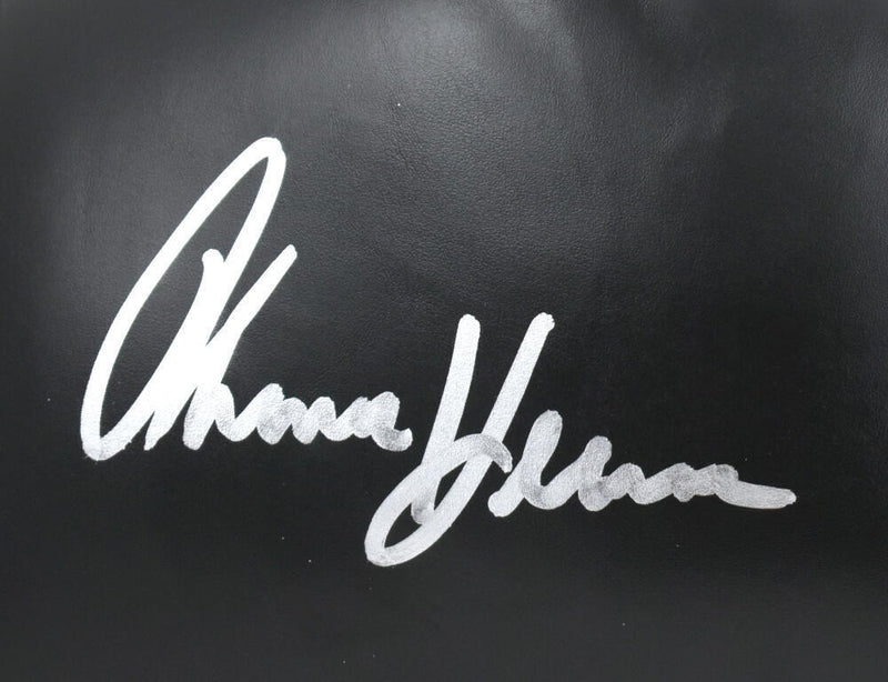 Tommy Hearns Autographed Black Everlast Boxing Glove
