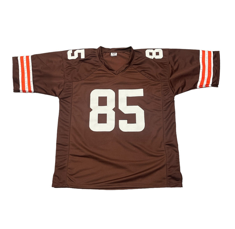 David Njoku Cleveland Browns Signed Custom Jersey (Beckett COA)