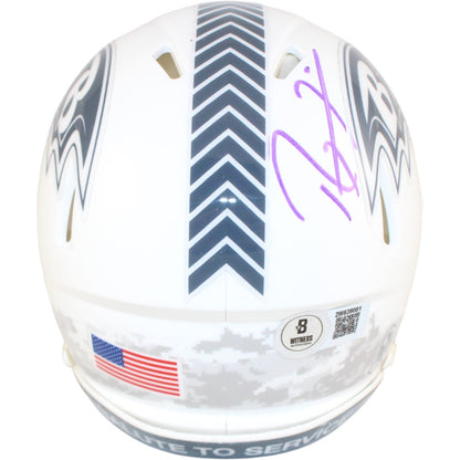 Ray Lewis Baltimore Ravens 2024 Salute to Service Mini Helmet