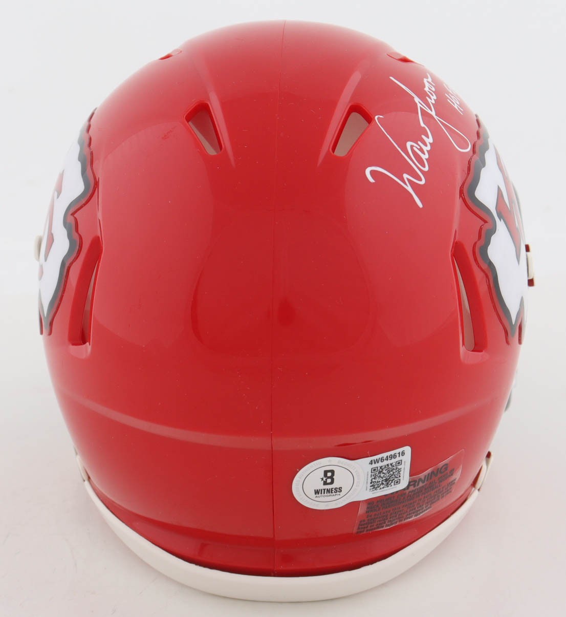 Warren Moon Signed Kansas City Chiefs Mini Helmet