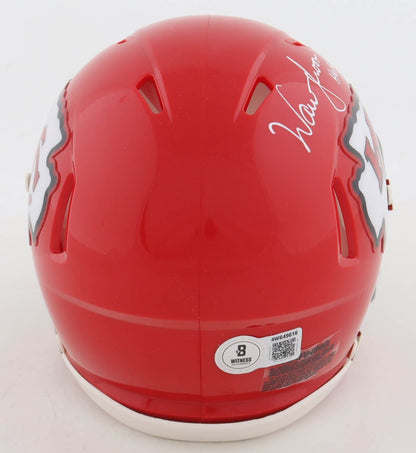 Warren Moon Signed Kansas City Chiefs Mini Helmet