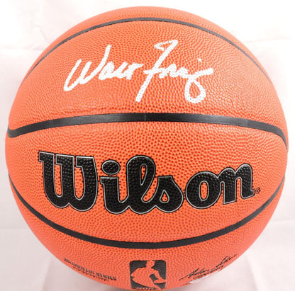 Walt Frazier Autographed Official NBA Wilson Basketball