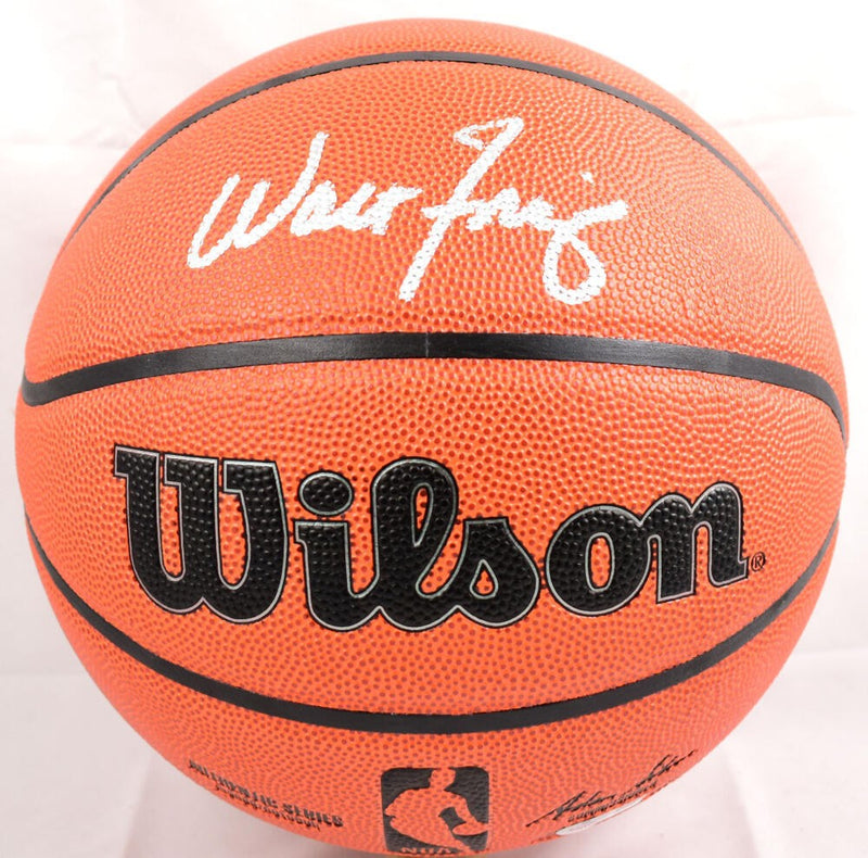 Walt Frazier Autographed Official NBA Wilson Basketball
