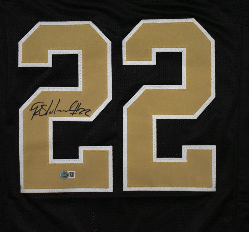 Rashid Shaheed Signed Custom Black Football Jersey