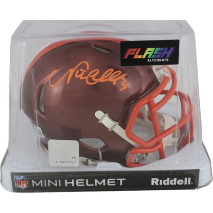 Nick Chubb Cleveland Browns Flash Speed Mini Helmet Beckett COA
