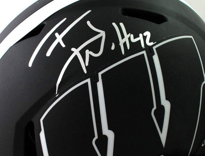 T.J. Watt Autographed Wisconsin Badgers Full Size Eclipse Authentic Helmet