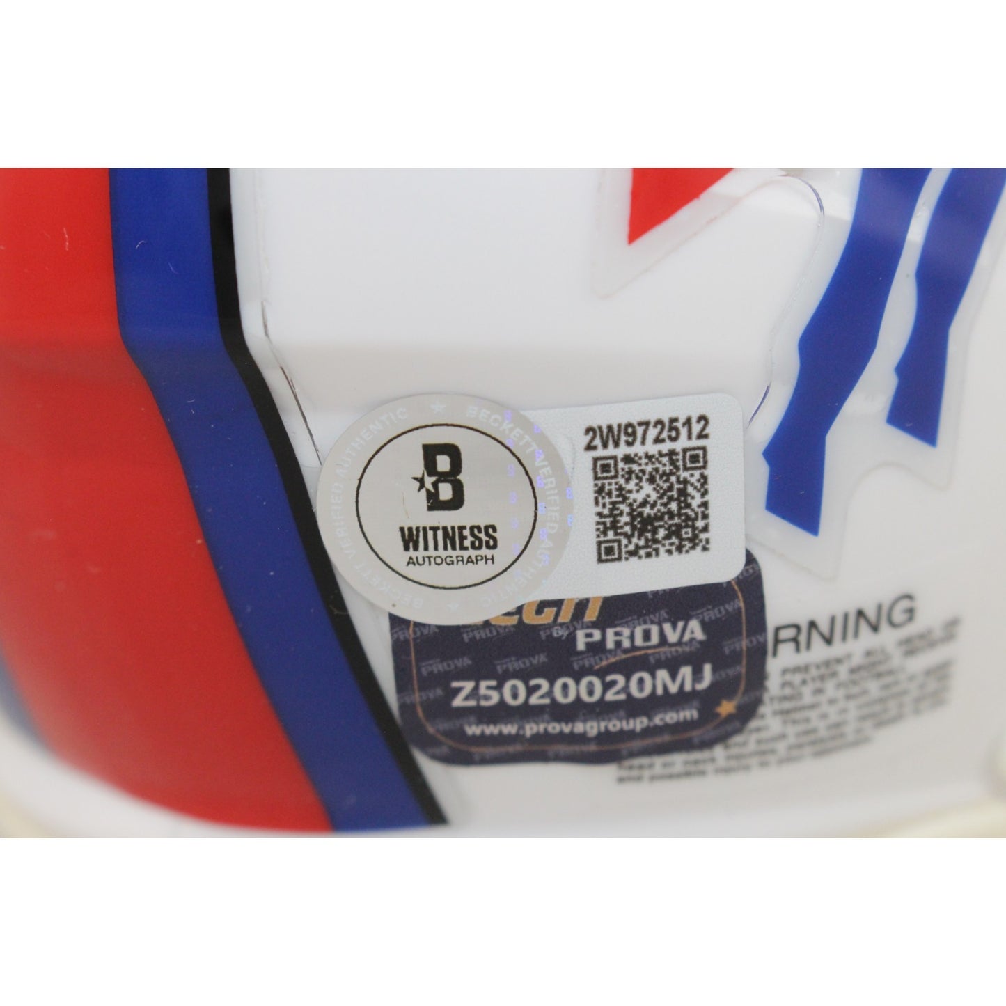 Greg Rousseau Buffalo Bills Autographed Mini Helmet