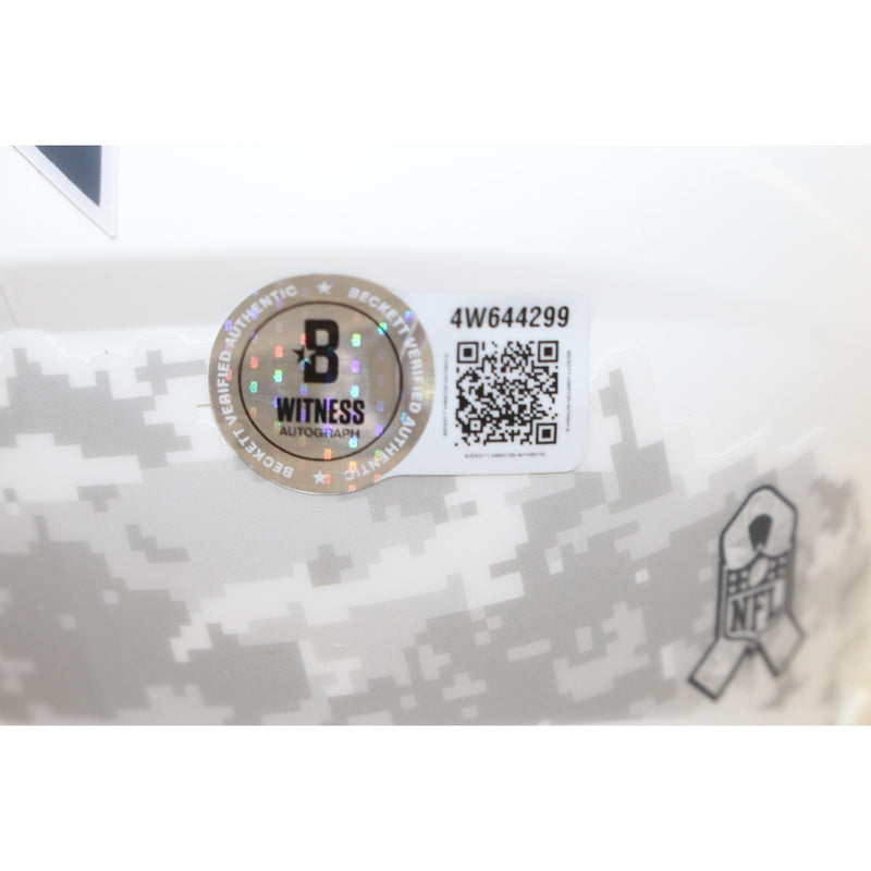 Michael Irvin Signed Dallas Cowboys 2024 Salute to Service Mini Helmet
