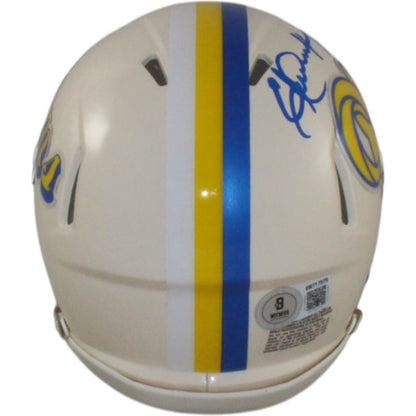 Eric Dickerson Signed Los Angeles Rams Retro Mini Helmet