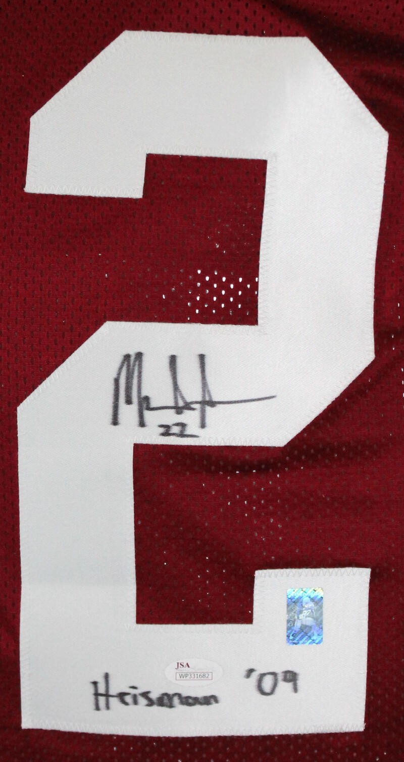 Mark Ingram Signed Maroon Custom College Style Jersey - Heisman 09
