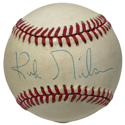 Kirk Gibson Signed Detroit Tigers Rawlings National League Baseball (JSA)