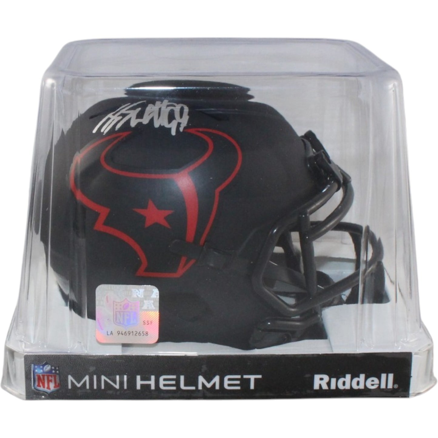 JJ Watt Signed Houston Texans Eclipse Mini Helmet