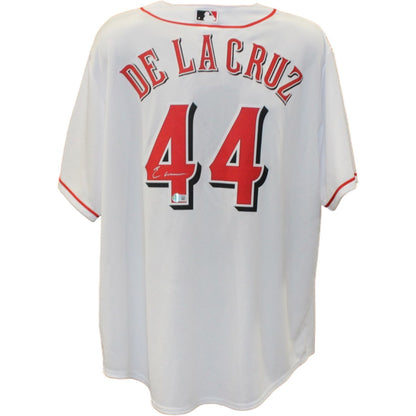 Elly De La Cruz Signed Cincinnati Reds White Jersey