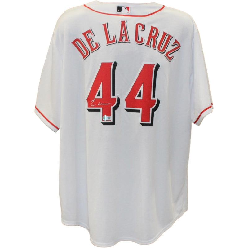 Elly De La Cruz Signed Cincinnati Reds White Jersey