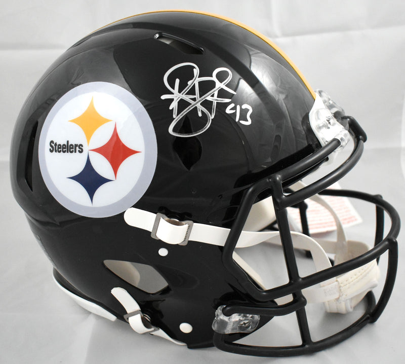 Troy Polamalu Autographed Pittsburgh Steelers Full Size Speed Authentic Helmet