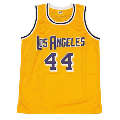 Jerry West Los Angeles Lakers Autographed Custom Jersey (JSA COA)