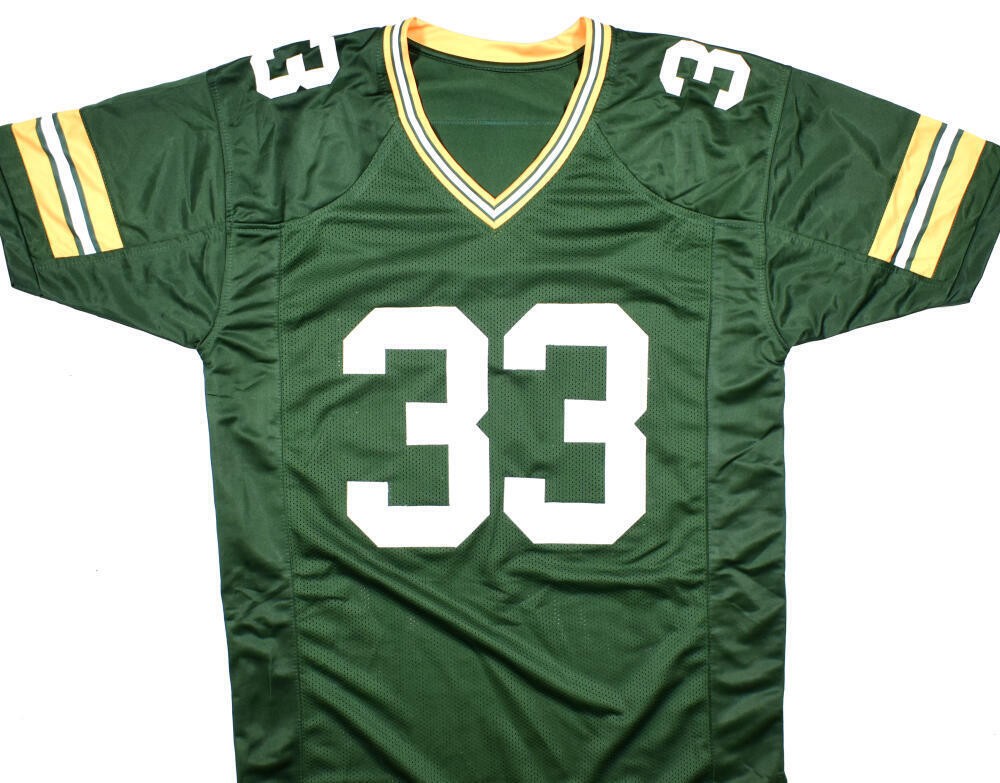 Aaron Jones Signed Green Custom Pro Style Jersey