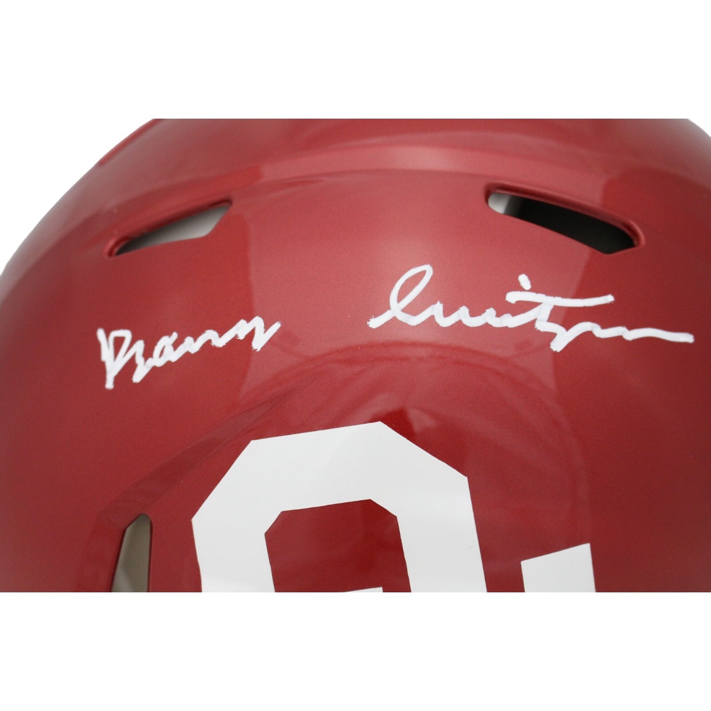 Barry Switzer Autographed Oklahoma Sooners Full Size Speed Authentic Helmet
