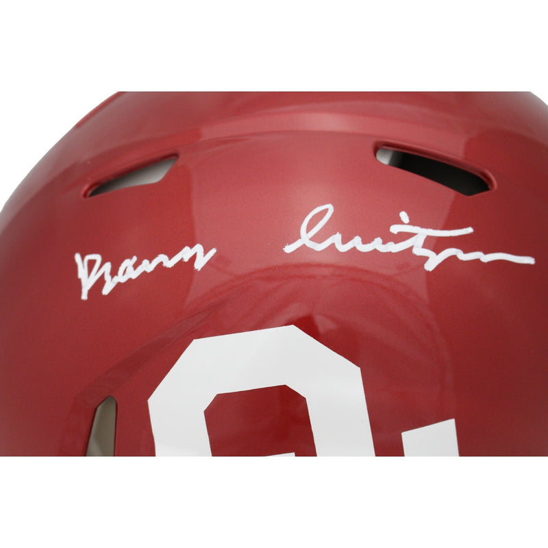 Barry Switzer Autographed Oklahoma Sooners Full Size Speed Authentic Helmet