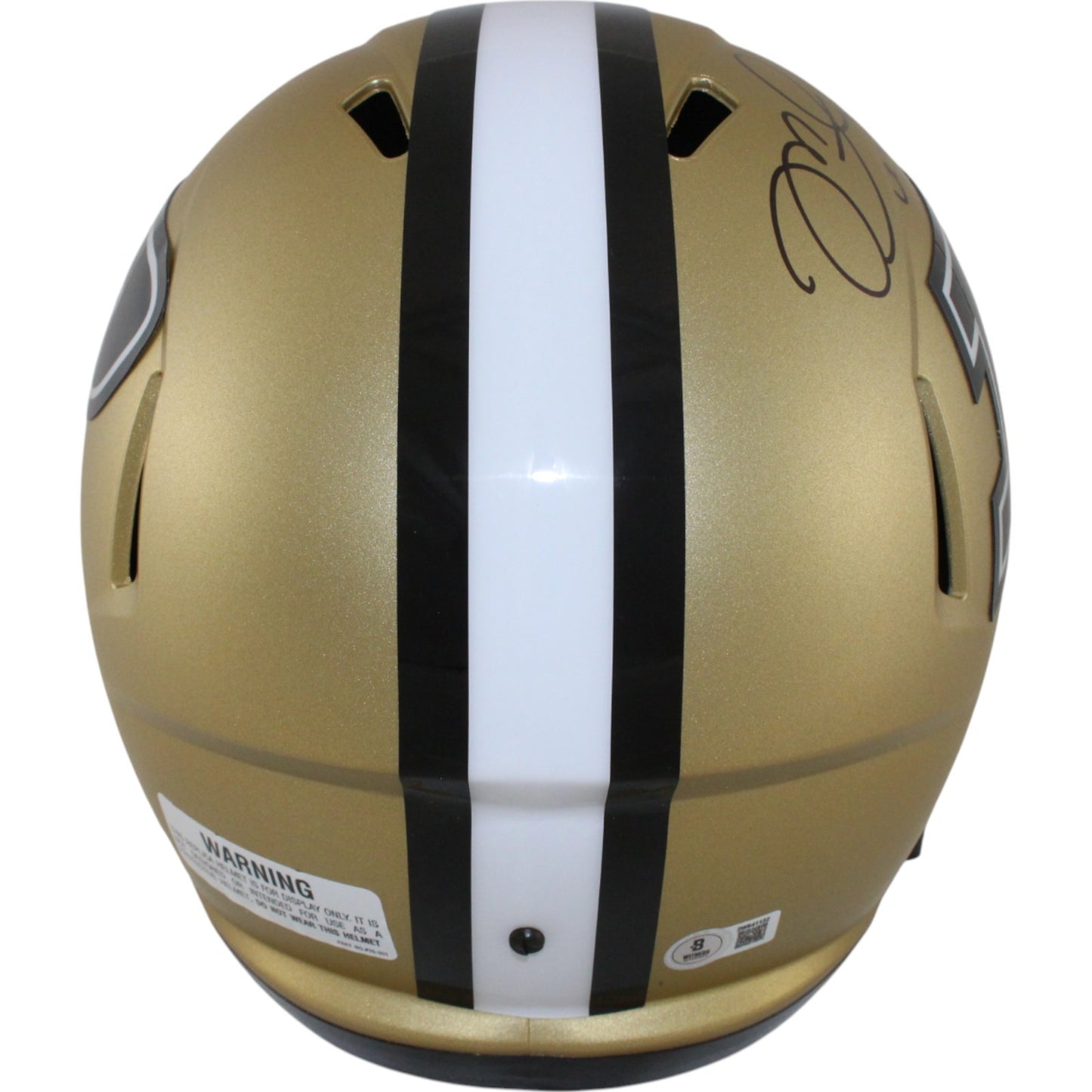 Mike Alstott Signed Purdue Boilermakers Full Size Helmet