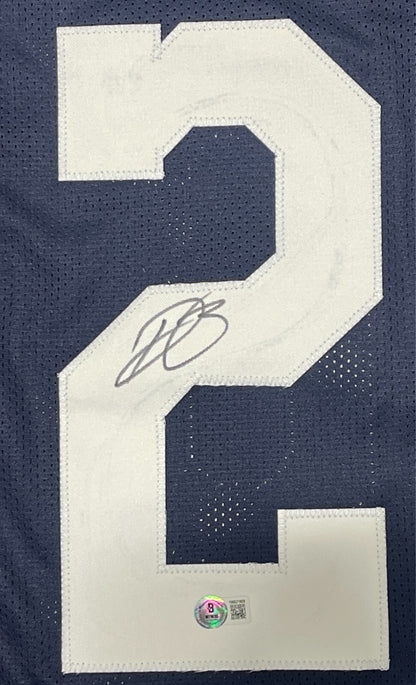 DaRon Bland Signed Dallas Cowboys Custom Throwback Jersey Beckett COA