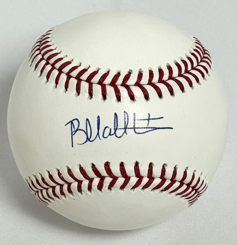 Brice Matthews Autographed Rawlings Official Major League Baseball