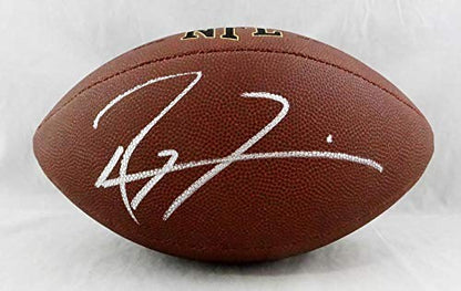 Ray Lewis Autographed Baltimore Ravens Wilson NFL Super Grip Football