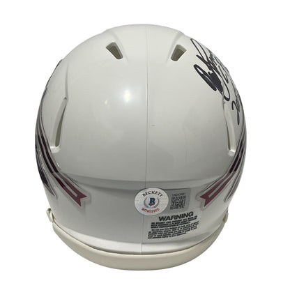 Ron Simmons Signed Florida State White Mini Helmet CHOF 2008 Inscribed