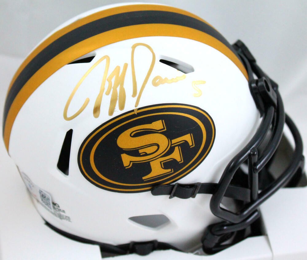Jeff Garcia Signed San Francisco 49ers Lunar Mini Helmet