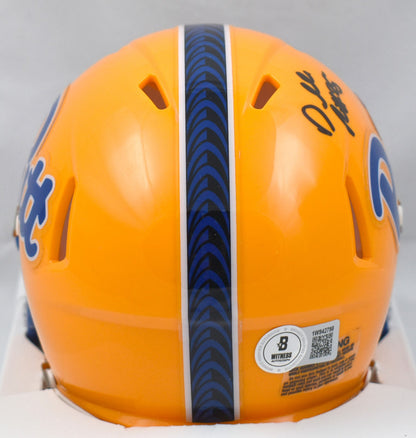 Darrelle Revis Signed Pittsburgh Panthers Mini Helmet