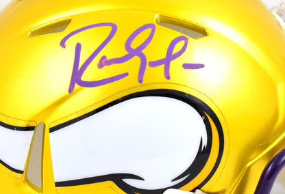 Randy Moss Signed Minnesota Vikings Flash Speed Mini Helmet