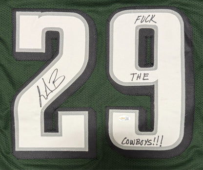 LeGarrette Blount Signed Philadelphia Eagles Custom Jersey ("F**K The Cowboys")