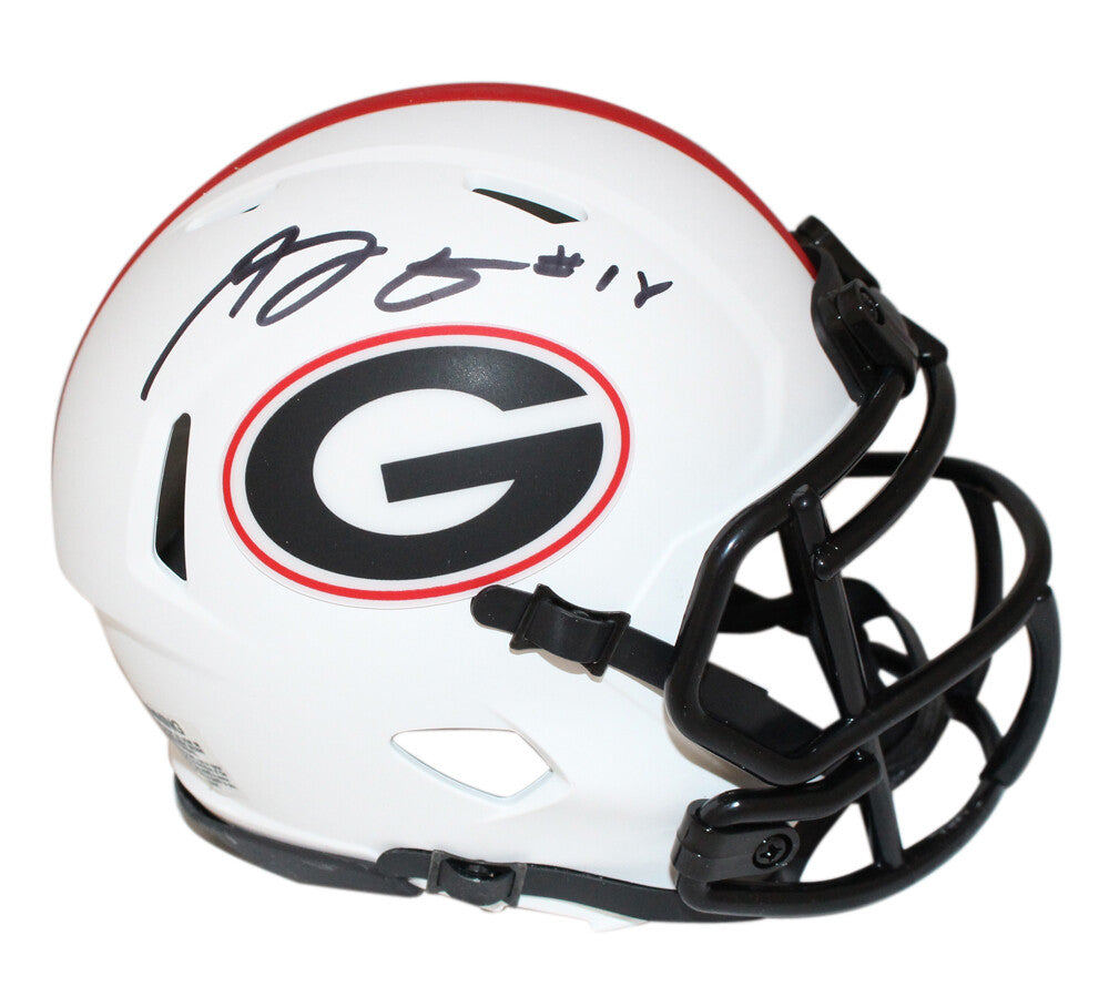 AJ Green Autographed Georgia Bulldogs Lunar Mini Helmet