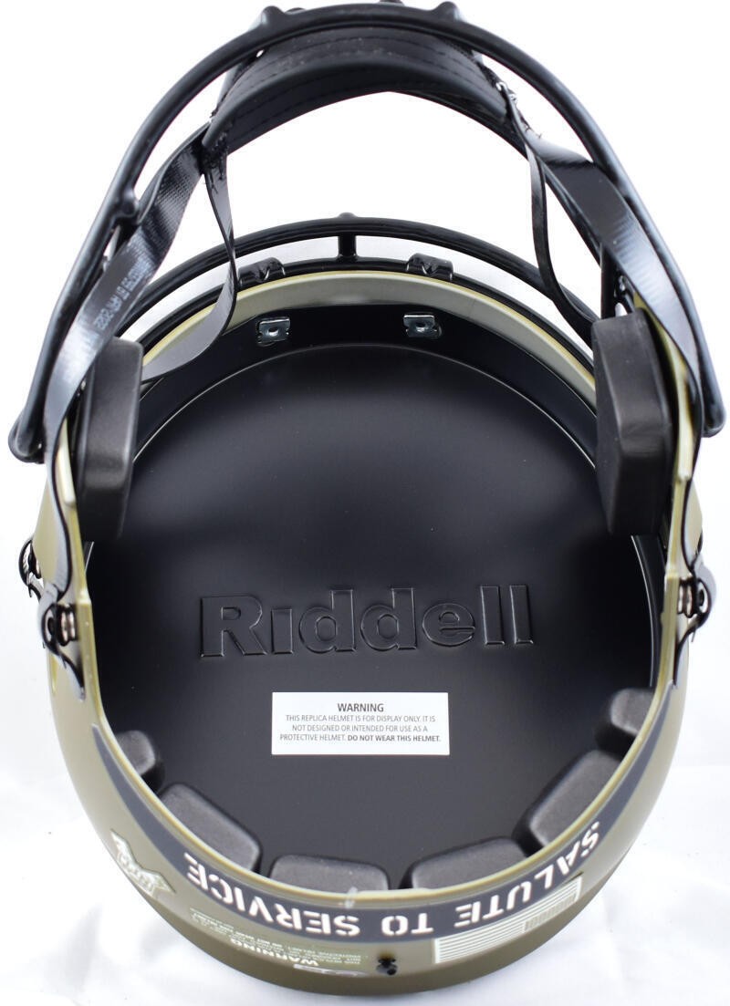 Kurt Warner Signed St. Louis Rams Salute to Service Full Size Helmet