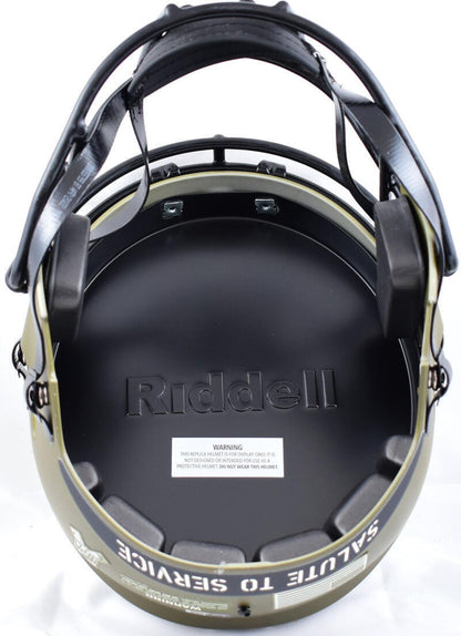 Kurt Warner Signed St. Louis Rams Salute to Service Full Size Helmet