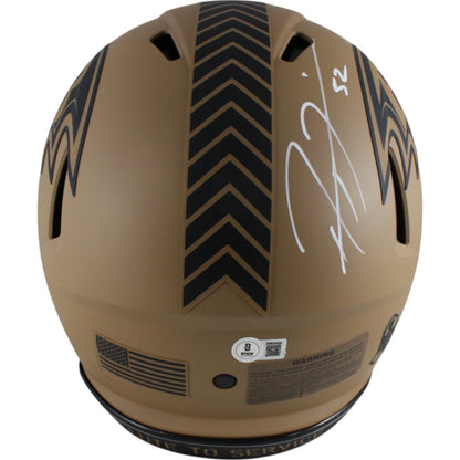 Ray Lewis Autographed Baltimore Ravens Full Size Authentic 2023 STS Helmet