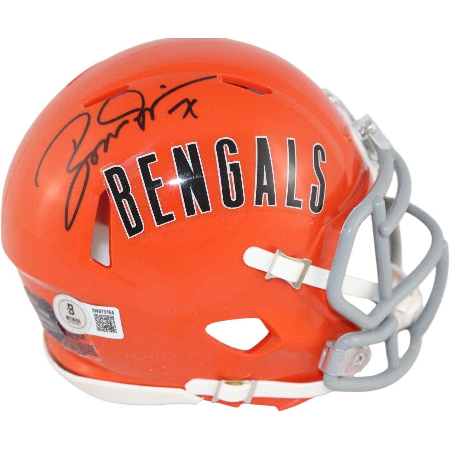 Boomer Esiason Signed Cincinnati Bengals Throwback Mini Helmet (Beckett)
