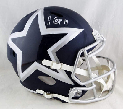 Amari Cooper Signed Dallas Cowboys Full Size AMP Speed Helmet
