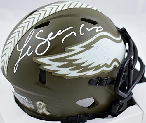LeSean McCoy Signed Philadelphia Eagles Salute to Service Mini Helmet