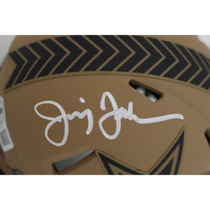 Jimmy Johnson Autographed Dallas Cowboys 2023 Salute to Service Mini Helmet