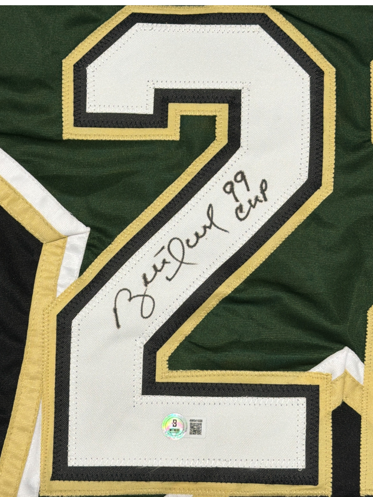 Brett Hull Signed Dallas Stars Custom Jersey - "99 Cup" Inscription