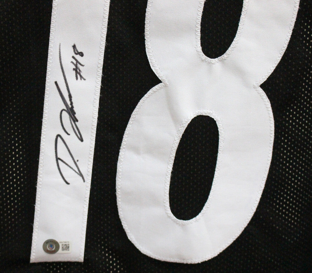 Diontae Johnson Autographed Pittsburgh Steelers Style Custom Football Jersey