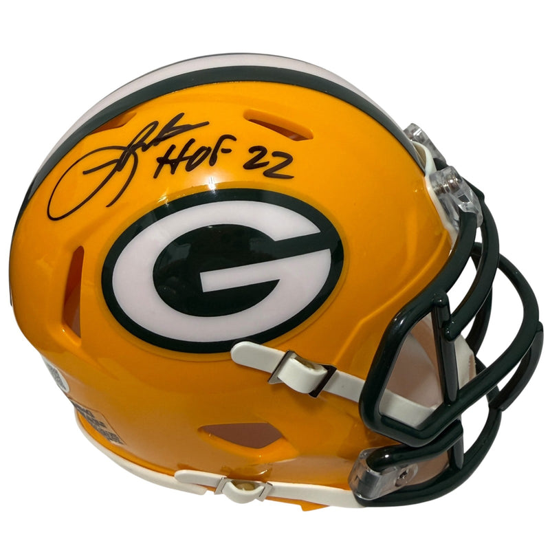 LeRoy Butler Signed Green Bay Packers Speed Mini Helmet (HOF 22) JSA