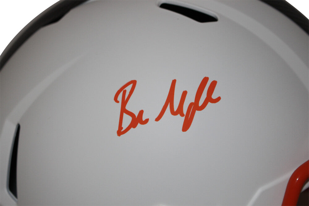 Baker Mayfield Signed Cleveland Browns Flat White Speed Full Size Helmet