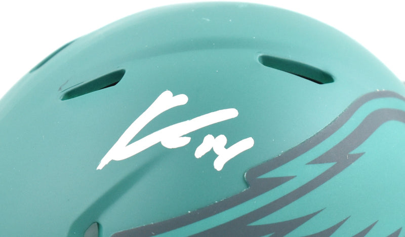 Kenneth Gainwell Signed Philadelphia Eagles Rave Speed Mini Helmet