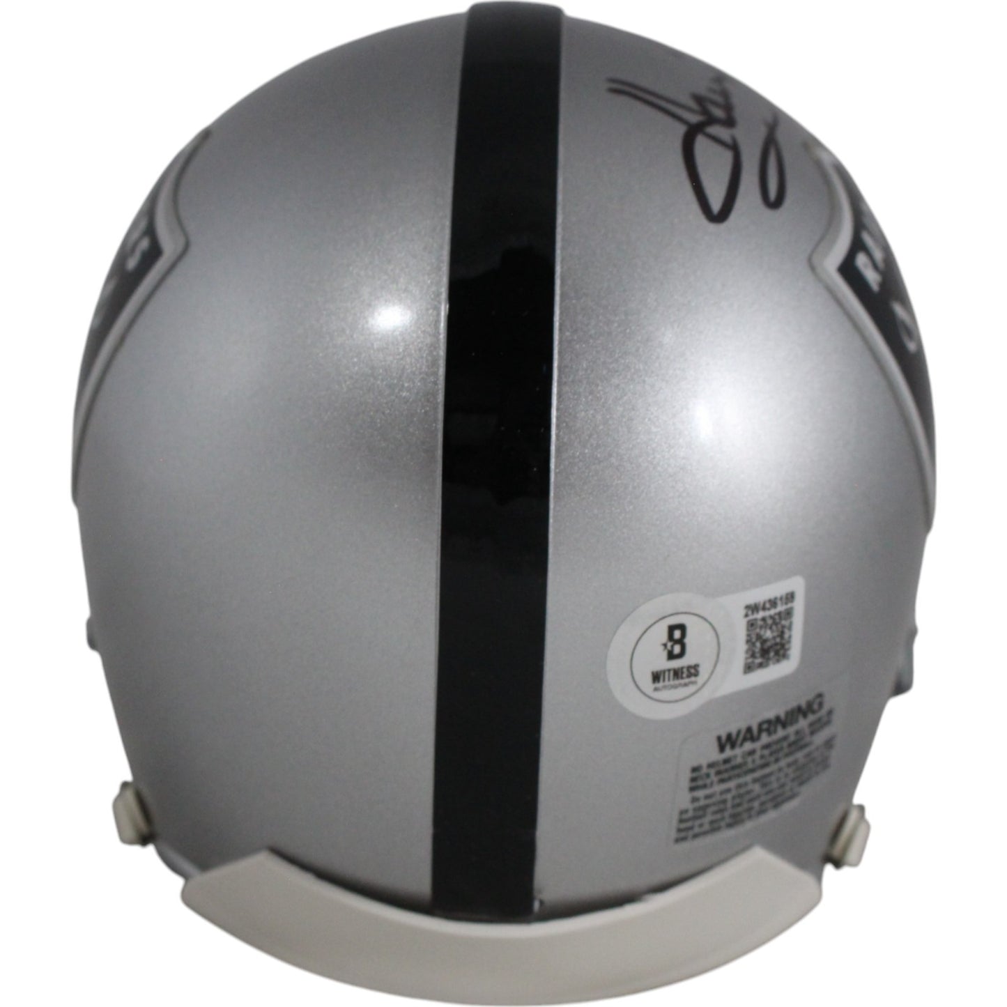 Howie Long Oakland Raiders Signed VSR4 Mini Helmet (HOF '00)
