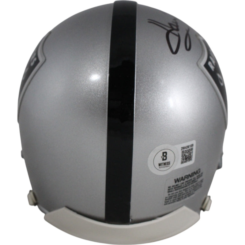 Howie Long Oakland Raiders Signed VSR4 Mini Helmet (HOF '00)