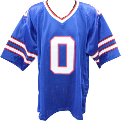 Keon Coleman Autographed Pro Style Blue Jersey