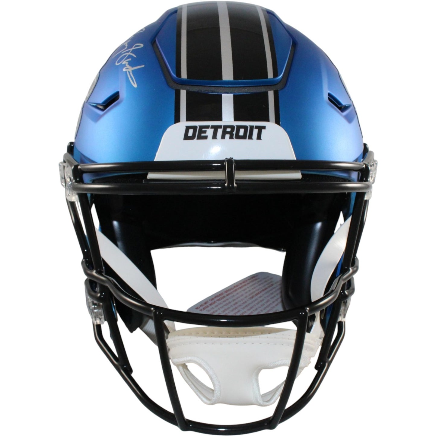 Barry Sanders Autographed Detroit Lions Alternate SpeedFlex Full Size Helmet