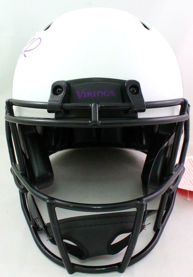 Randy Moss Signed Minnesota Vikings Lunar Eclipse Authentic Full Size Helmet